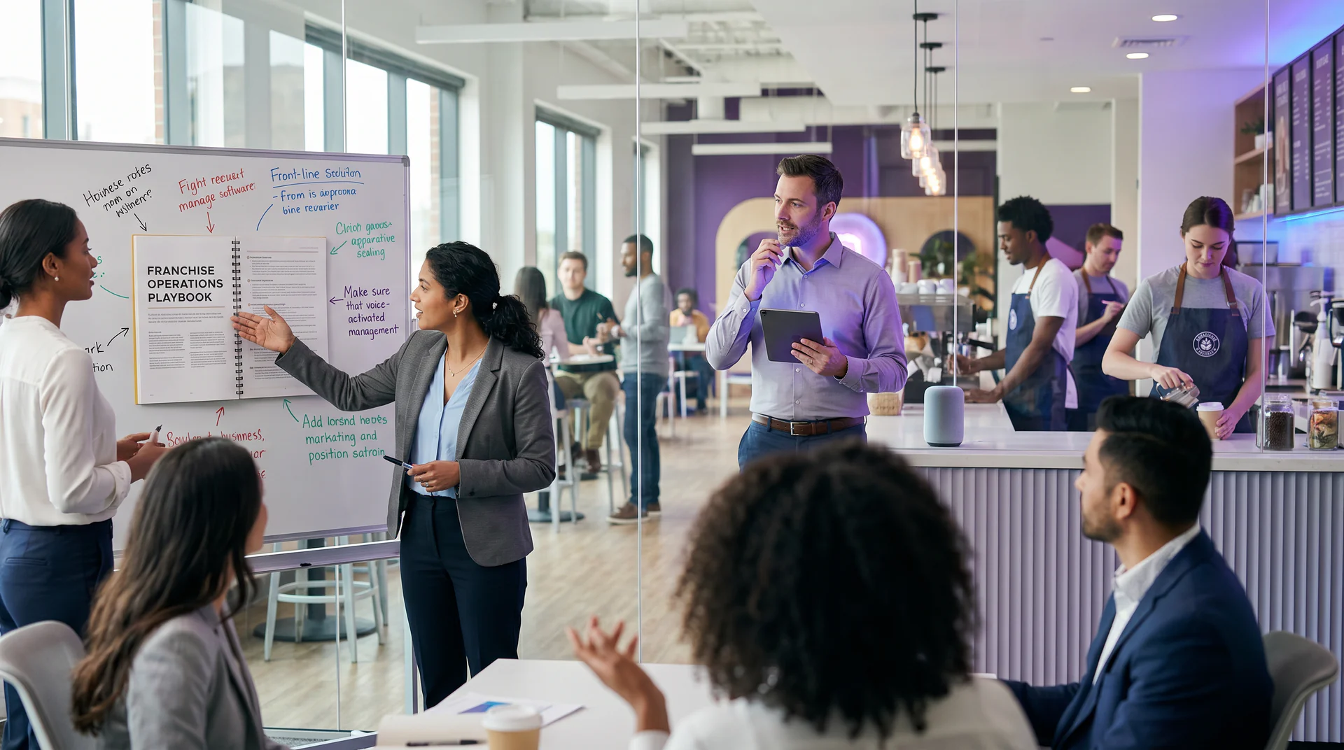 Franchise consistency fails when every store interprets the playbook differently. Here's why it happens and how voice AI solves it at scale.