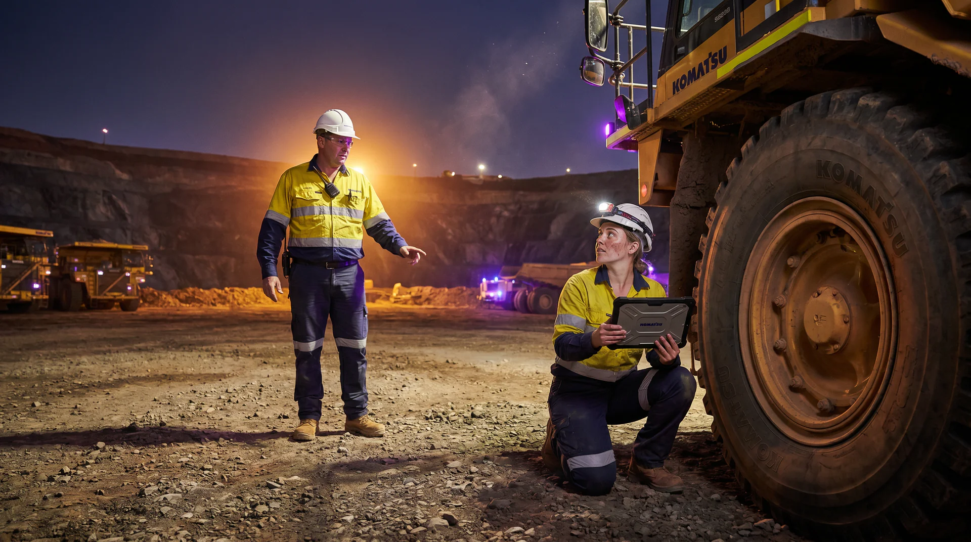 An apprentice fitter needs a torque spec at 2am. No one's close. A voice AI genie on the haul truck answers in seconds. Here's how it works.