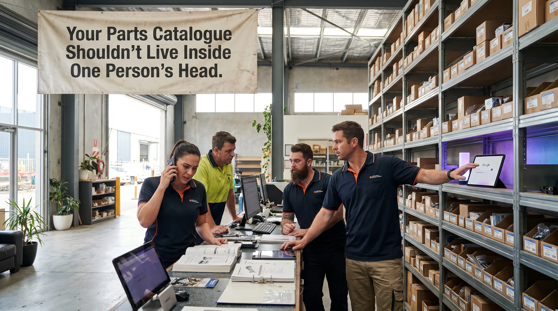 When your best counter person goes on leave, the whole counter struggles. Here's how a voice AI genie reads your full parts catalogue so your team doesn't ha...