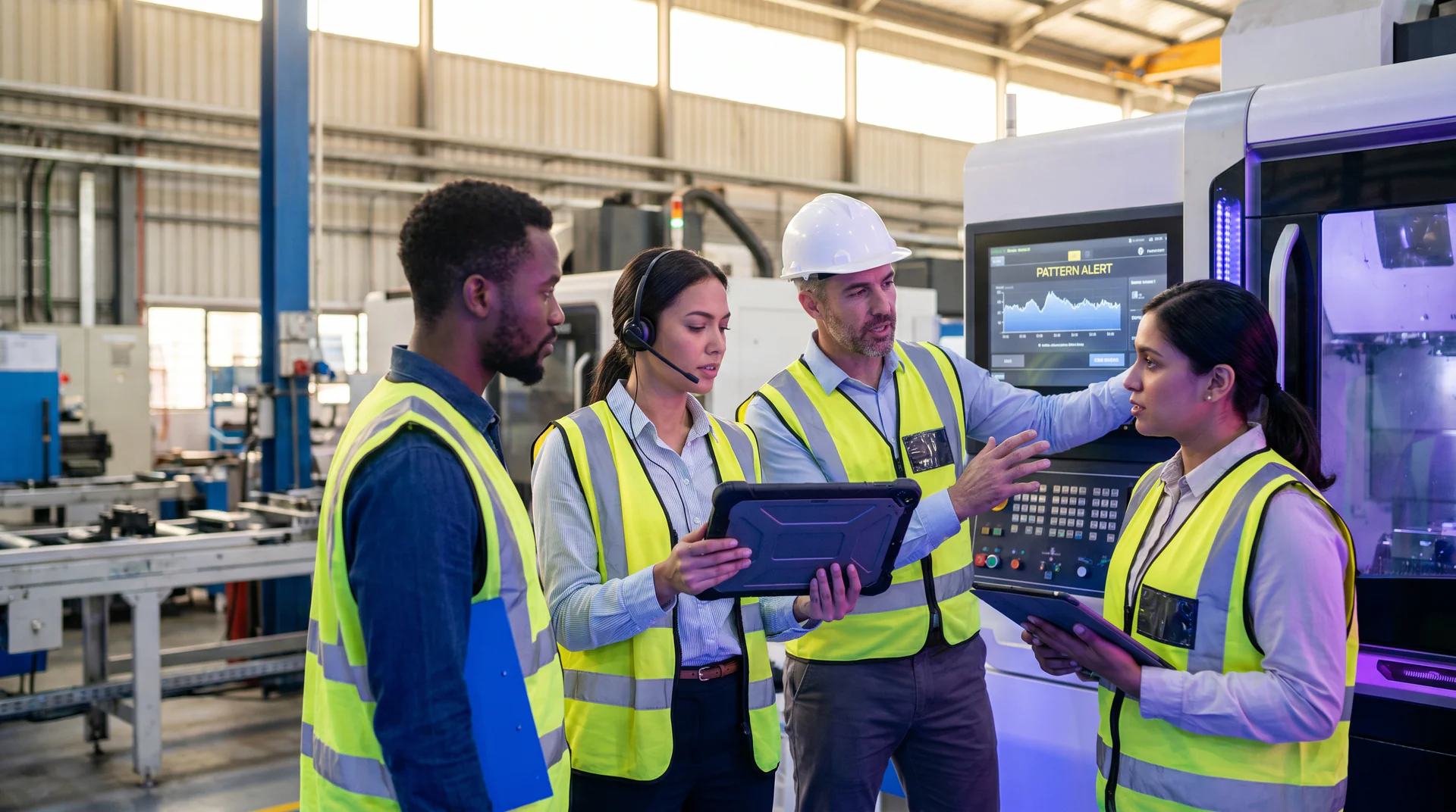 See how voice AI shift handover works in manufacturing. Structured briefings, queryable logs, and pattern alerts built shift by shift.