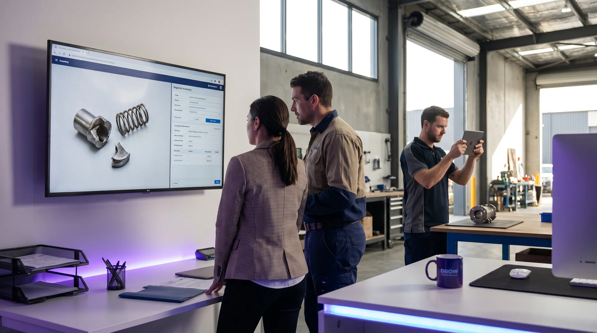 A genie that takes a spare parts photo identifies broken components in seconds, confirms availability, and closes the order before the customer loses patience.